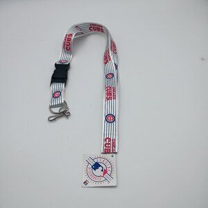 Breakaway Lanyard with Clip Keychain Pinstripe Chicago Cubs